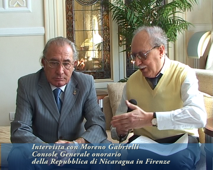 Parla il Console Moreno Gabrielli . Incontro con Andrea Bocelli per un concerto in Nicaragua